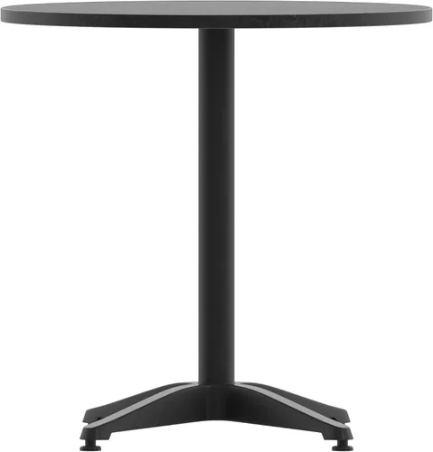 Miniatura 8 de Mesa circular de aluminio con base para interiores y exteriores, Multicolor