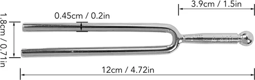 Miniatura 2 de Tyenaza Tenedor de afinación de 440 Hz, estándar A 440 Hz, diapasones de afinación Instrumentos musicales, dispositivo de afinación de guitarra