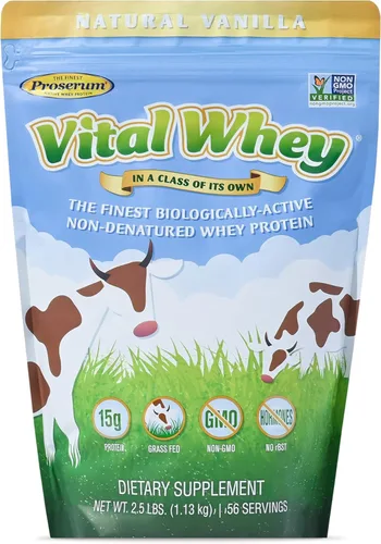 Miniatura 10 de Well Wisdom - Vital Whey Natural Vanilla Flavor 600g (21oz) [Salud y Belleza]