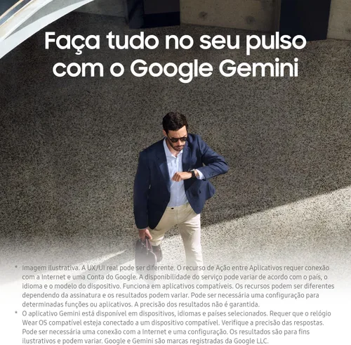 Miniatura 9 de Samsung Galaxy Watch 8 44mm Reloj inteligente AI con pantalla AMOLED de 1,47", Wear OS 6, Wi-Fi, Bluetooth, frecuencia cardíaca, GPS, rastreador