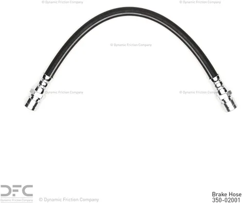 Dynamic Friction Company Conjunto de manguera hidráulica de freno delantero 350-02001 para Porsche 914 1972-1976; Volkswagen Super 1971-1973;