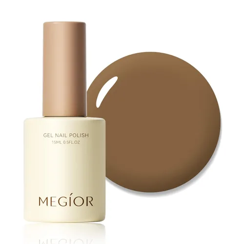 Miniatura 111 de MEGIOR Esmalte de uñas de gel blanco de 0.5 fl oz, color blanco antiguo, secado con luz UV, esmalte de gel francés, arte de uñas, salón de manicura