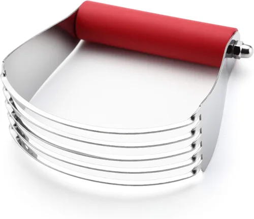 Miniatura 19 de Spring Chef Mezclador de Masa de Tamaño Mediano para Hornear, Herramienta Cortadora de Masa de Acero Inoxidable, Herramienta Manual de Cortador