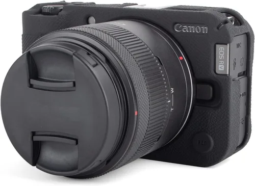 MUZIRI KINOKOO Funda para cámara Canon EOS R50 V - Goma suave EOS R50 V/EOS R50V Funda protectora con diseño de agarre de mano - Funda antiarañazos