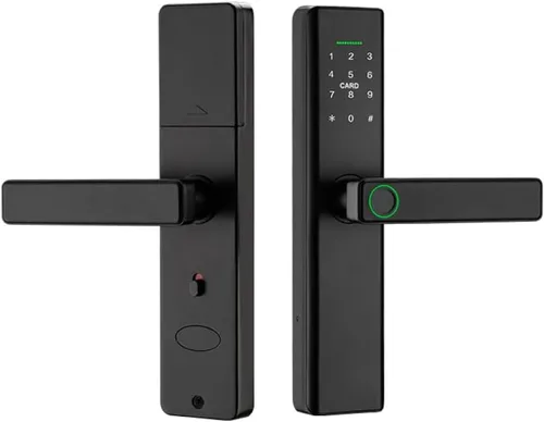 Miniatura 7 de Cerradura inteligente con huella dactilar, cerradura de puerta con contraseña de pantalla táctil, cerraduras electrónicas, bloqueo de puerta