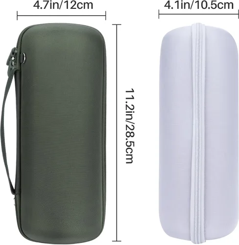 Miniatura 7 de Carcasa Rígida Lebakort Compatible con Altavoz JBL Charge 5 Charge 4 Impermeable (Carcasa Negra)