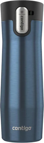 Miniatura 11 de Contigo AUTOSEAL West Loop - Taza de viaje de acero inoxidable aislada al vacío con tapa fácil de limpiar, 12 onzas, arándano
