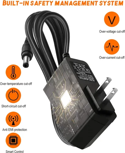 Miniatura 3 de Adaptador de fuente de alimentación de 5V 1A CA 100-240V a CC 5 voltios 1 Amp 0.8A 0.5A Transformador de CA/CC Cable de alimentación universal