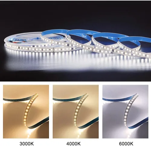 Miniatura 4 de 32.8 ft/Roll DC24V WS2811 Horse Race - Tira LED de 120 leds/m, luz que fluye agua corriente con controlador de panel táctil, blanco natural, cálido