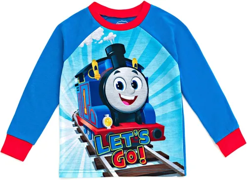 Miniatura 4 de Thomas & Friends Conjunto de pijama de 3 piezas para niños pequeños a niños pequeños