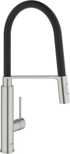 GROHE 31492DC0 Concetto Semi-Pro Grifo de cocina con rociador extraíble Supersteel (acero inoxidable)