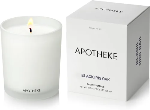 Miniatura 40 de Apotheke Velas perfumadas exclusivas para el hogar, lavanda Hinoki, 10.5 onzas, cera de soja, no tóxica, tarro grande blanco, velas de lujo regalos