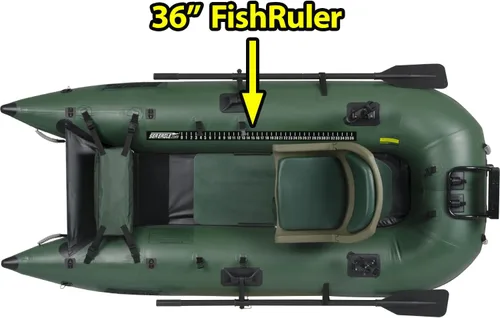 Miniatura 6 de Sea Eagle 285 Bote de Pesca Pontón Inflable sin Marco de 9' - 1 Persona - Ligero, Portátil - Perfecto para Caza y Pesca - Se Arma en 5 Minutos
