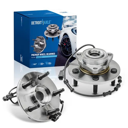 Miniatura 24 de Detroit Axle - 2.2L Bujes de rodamiento de rueda delanteros de 2 piezas para Honda Accord 90-97, 97 Acura CL, 2 rodamientos de ruedas y conjunto