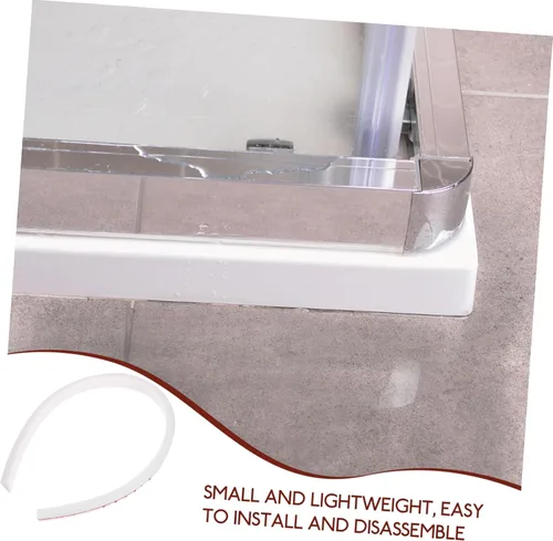 Miniatura 3 de DOITOOL Protector para bañera, barrera de agua para ducha, tapón de agua para piso, 19.7 in, silicona resistente, autoadhesiva para un fácil montaje