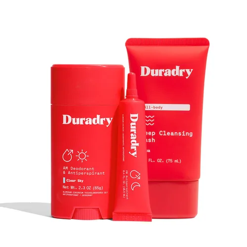 Miniatura 10 de Duradry Sistema de 3 Pasos - Formulado para combatir la sudoración excesiva de las axilas, hiperhidrosis, bloquear el sudor y el olor - Barra