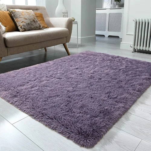 Miniatura 50 de Ompaa Alfombra esponjosa, alfombra mullida súper suave para dormitorio, sala de estar, alfombra grande de felpa de 6 x 9 pies, alfombra de pelo