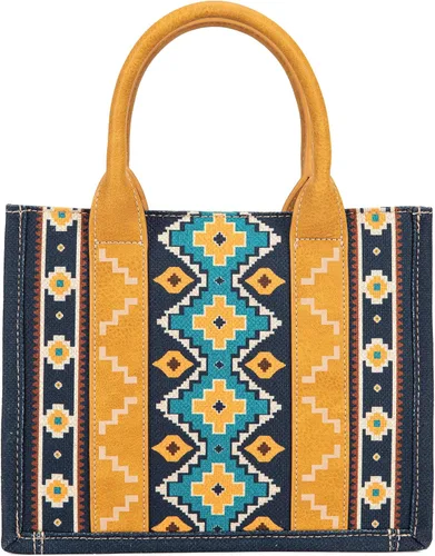 Miniatura 6 de Wrangler Aztec Tote Bag for Women Boho Shoulder Purses and Handbags