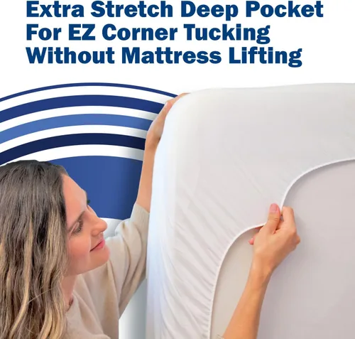 Miniatura 4 de CleanRest - Protector de sábana bajera impermeable para colchón, máxima defensa contra derrames y desgaste, barrera contra alérgenos MicronOne