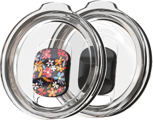 Para YETI Tapas de repuesto de 32 onzas, colores brillantes para reemplazo de tapa YETI, ajuste perfecto para tapa YETI de 32 onzas, paquete de 2