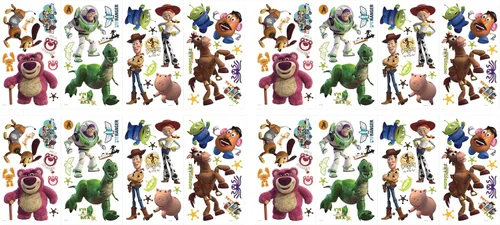 RoomMates RMK1428SCS Toy Story 3 - Calcomanías de pared (4 unidades)
