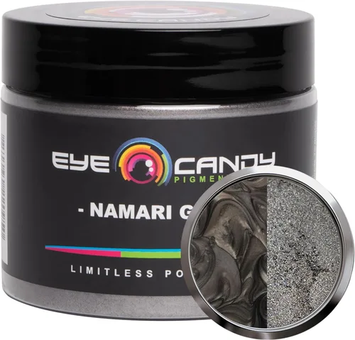 Miniatura 20 de Eye Candy Polvo de pigmento de mica prémium Kaiso Green (50 G), multiusos, aditivo para artes y manualidades, epoxi, arte de resina, esmalte