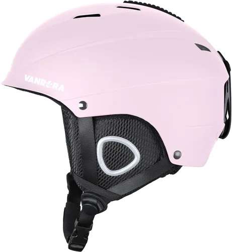 Miniatura 12 de VANRORA Casco de esquí, casco de snowboard para hombres y mujeres, ventilación con control de clima, ajuste de esfera, compatible con gafas, forro