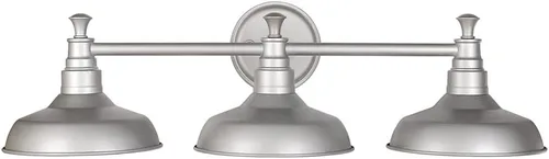 Miniatura 25 de Design House 519892 Kimball Industrial Farmhouse Luz de Pared Interior de 1 Luz con Pantalla de Metal para Pasillo, Baño, Cocina, Vestíbulo, Pintura
