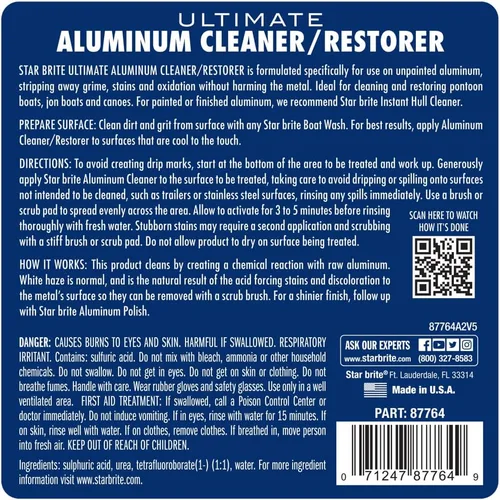 Miniatura 2 de STAR BRITE Limpiador y restaurador de aluminio definitivo + esmalte de aluminio