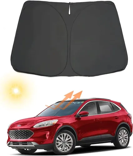 Miniatura 14 de Parasol plegable para parabrisas delantero de automóvil, ajuste personalizado para Ford F-150 F150 2015-2020 Lariat, King Ranch, Platino, XL XLT