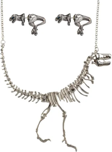Jane Stone Collar vintage de dinosaurio con cuello corto, joyería de moda para mujeres y adolescentes