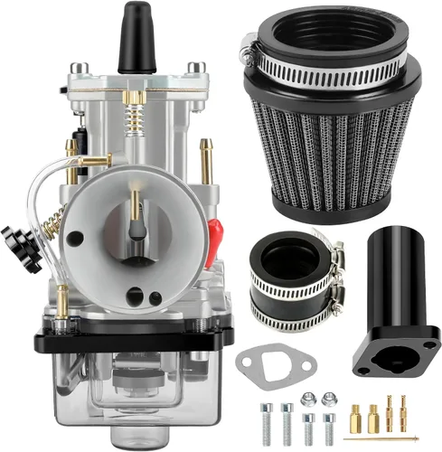 YOXUFA PWK 24 mm Conjunto de tubo de entrada del carburador para Predator 212 224cc 196cc 200cc 6.5hp Motor Coleman CT200U BT200X Baja Warrior