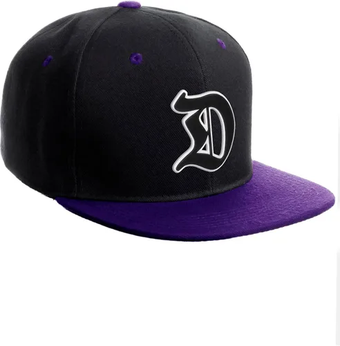 Miniatura 199 de Daxton Gorra clásica con visera de billete plano con letras del alfabeto inglés antiguo de la A a la Z