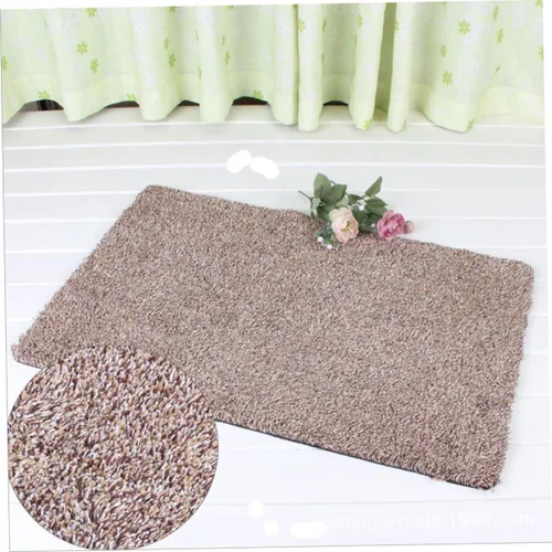 Miniatura 7 de Toddmomy Tapete antideslizante para puerta de entrada interior y exterior, tapete de cachemira para exteriores, no interior, entrada, absorbente