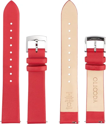 Miniatura 3 de Correas de reloj de cuero de liberación rápida, elegante y ultra suave, correa de reloj de cuero de grano superior para mujeres y hombres, elección