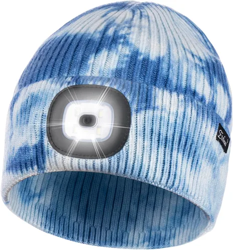Miniatura 70 de Etsfmoa Gorro unisex con la luz, regalos para hombres, papá, padre, gorras recargables por USB