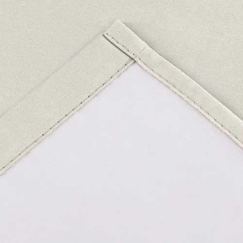 Miniatura 2 de 2 paneles de cortinas opacas con aislamiento térmico y forro blanco en la parte trasera para ventana de bloqueo de luz para cualquier ventana
