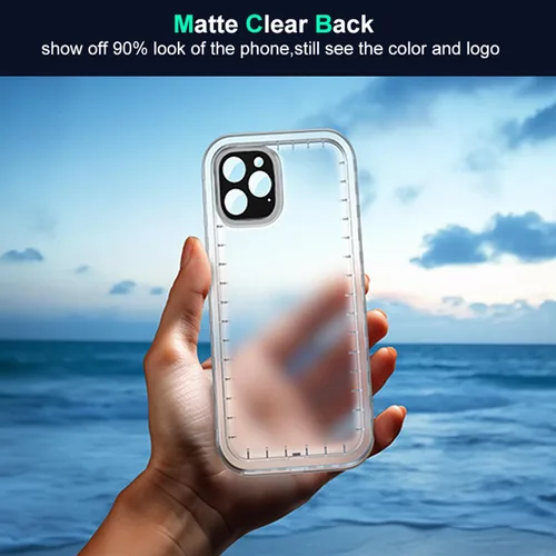Miniatura 6 de SOKUSIN Funda impermeable para iPhone 13 Pro - Funda protectora de cuerpo completo con pantalla y protector de cámara incorporado, a prueba