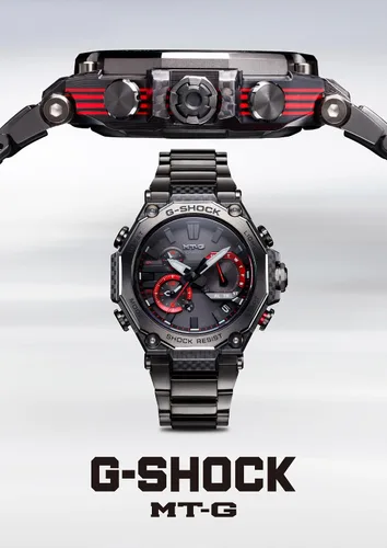 Miniatura 5 de Casio G-Shock MTG-B2000YBD-1AJF Dual Core Guard MT-G Carbon Bisel Reloj enviado desde Japón