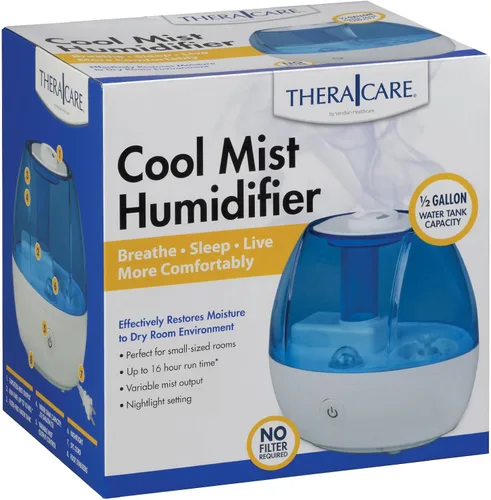 Miniatura 2 de Thera Care Cool Mist Humidificador ultrasónico Para habitaciones de tamaño mediano No requiere filtro 16 horas de tiempo de funcionamiento