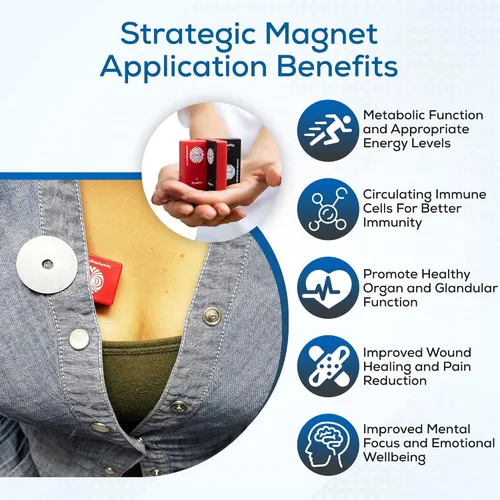 Miniatura 4 de SaveMeMagnets - Kit de bienestar de biomagnetismo 10 imanes de grado terapéutico e guía ilustrada Imán de bricolaje para el cuidado personal