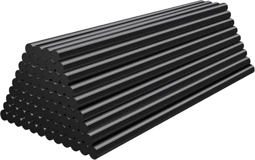 Miniatura 15 de ENPOINT Barras de pegamento caliente negras mini, 0.276 x 7.874 in de largo para manualidades, paquete de 36 barras de pegamento adhesivas de tela