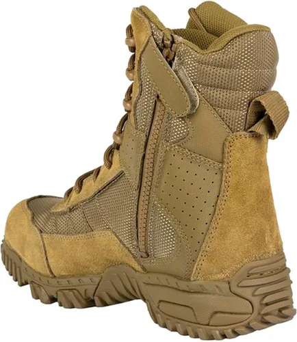 Miniatura 4 de Altama Botas unisex Vengeance SR con cremallera lateral de 8 pulgadas Botas ligeras de cuero de grano completo con forro textil y lengüeta