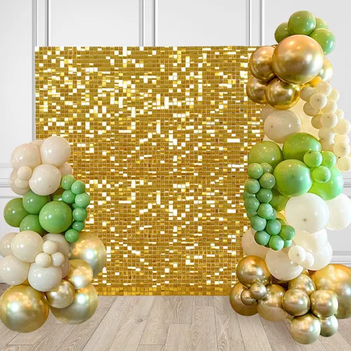 Miniatura 32 de Fondo negro brillante para pared, 3 x 4 pies, fondo de fotos de graduación con purpurina para fiestas, aniversarios, discotecas, cumpleaños