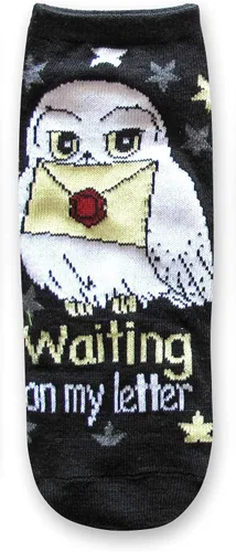 Miniatura 3 de Harry Potter Hedwig Hogwarts Letter JuniorsWomens 5 Pack de calcetines tobilleros talla 4-10, Multi
