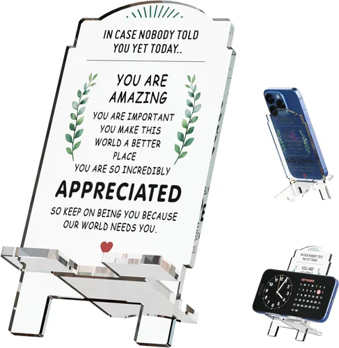 Miniatura 8 de Bonito y artístico soporte para teléfono celular para escritorio, soporte multifuncional para teléfonos, iPads, interruptor, Kindle y consolas