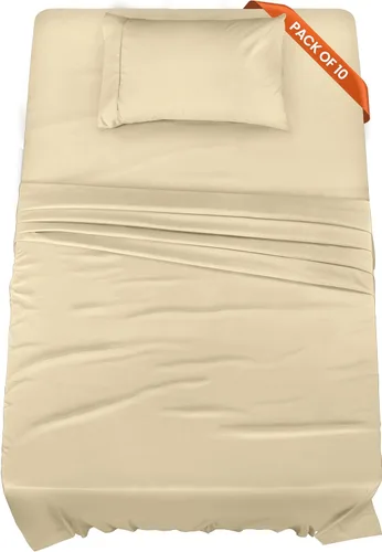 Miniatura 26 de Utopia Bedding Juego de sábanas de tamaño King, paquete a granel de 8 sábanas, microfibra suave cepillada, bolsillos profundos, resistente al