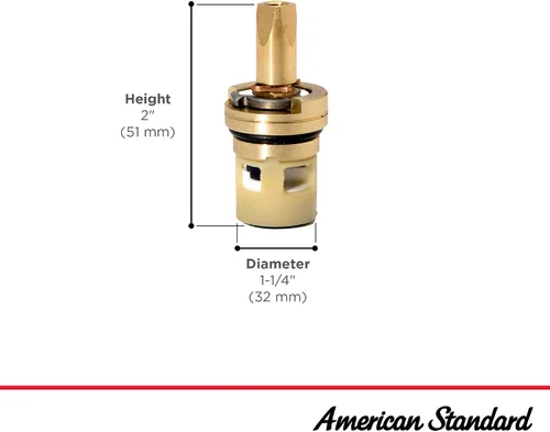 Miniatura 3 de American Standard 951764-0070A Monterrey - Cartucho de válvula de grifo, color dorado