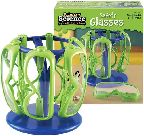 Miniatura 4 de Learning Resources Gafas de seguridad científica con soporte, ciencia preescolar, juego de 6, a partir de 3 años