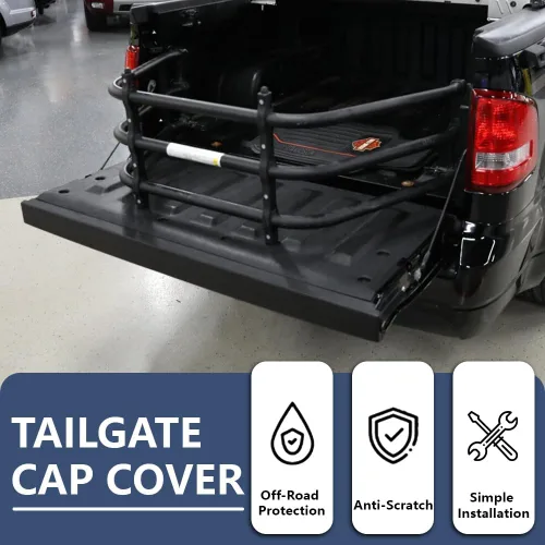 Miniatura 4 de PIT66 Tapa de moldeo para portón trasero, compatible con Ford Explorer Sport Trac 2007-2010, 7A2Z7840602BA, cubierta protectora superior para portón